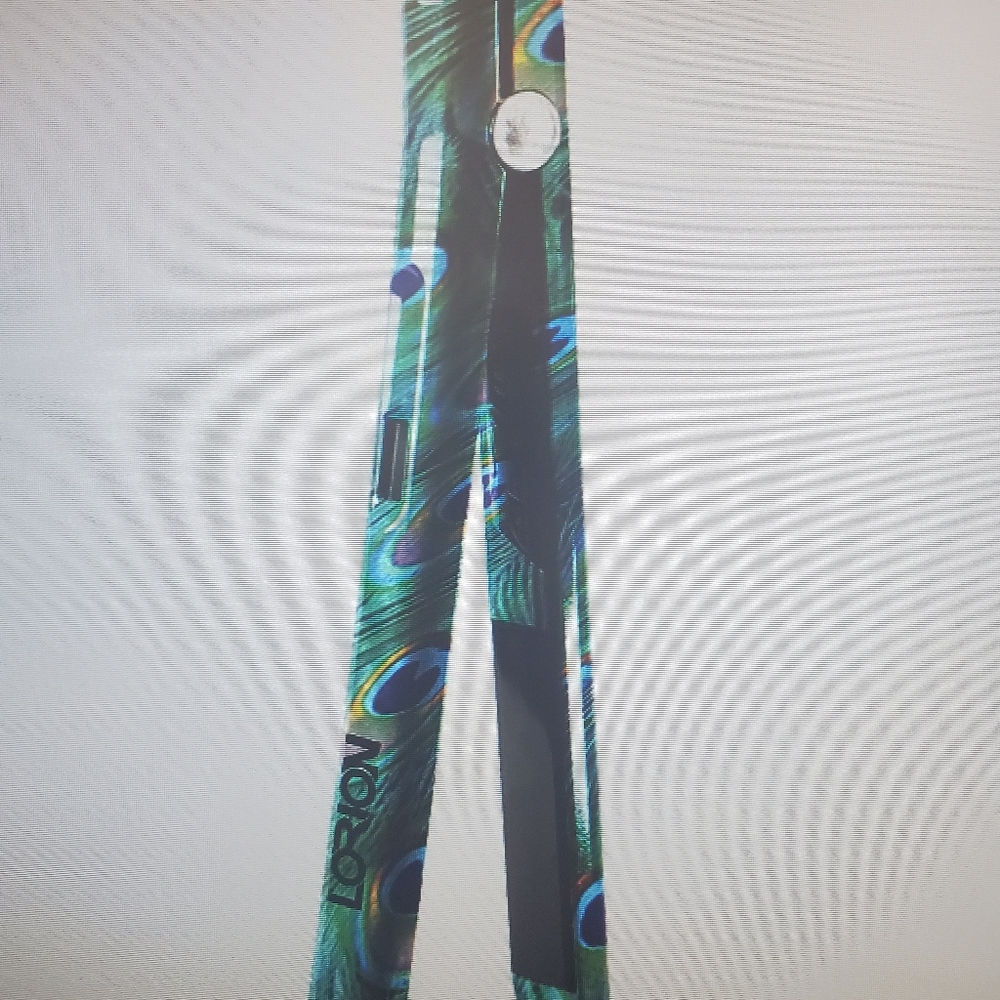 Lorion Beauty 1.25 inch Peacock ceramic flat iron